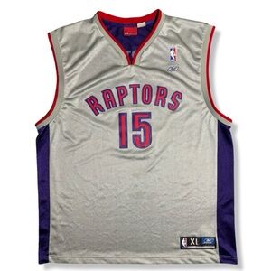 Vintage Reebok Toronto Raptors Vince Carter Basketball Jersey